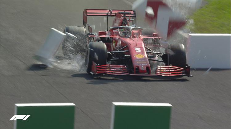 F1, Monza: guai alla Ferrari, Vettel si ritira