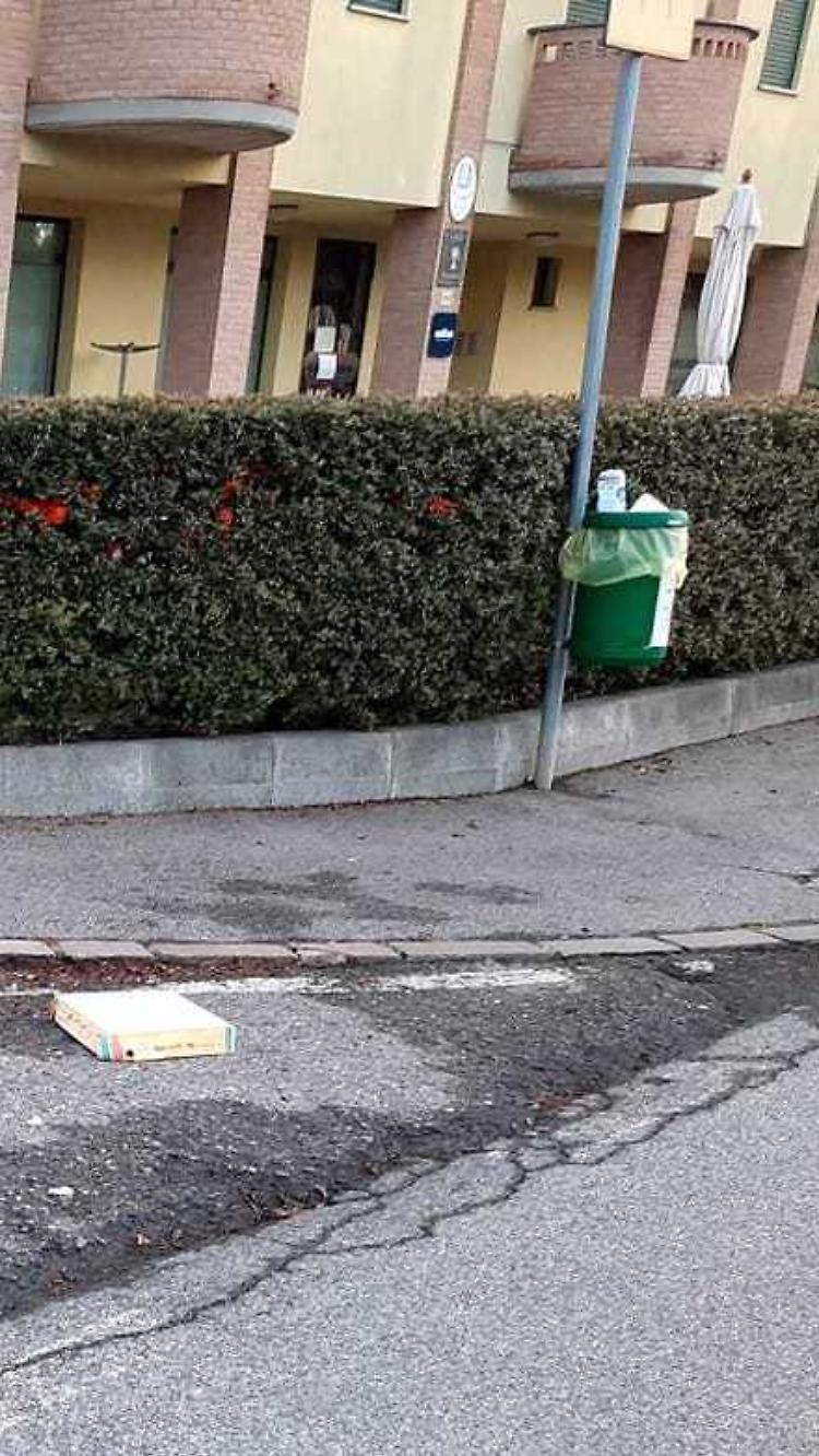 Cestini usati come discariche: il Comune li toglie