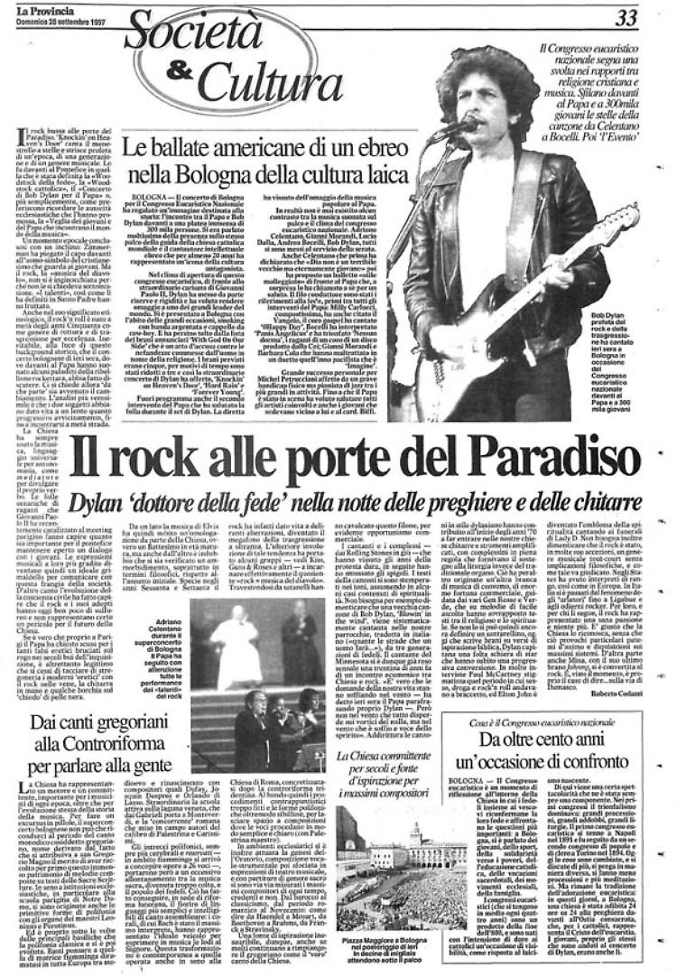 Il rock alle porte del Paradiso