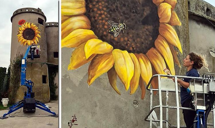 Quando i silos si trasformano  in un’opera d’arte
