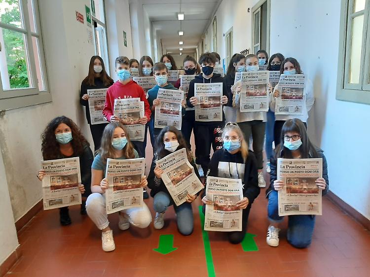 A lezione con La Provincia al liceo Anguissola