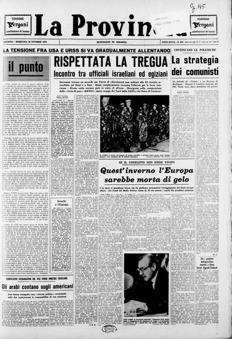 La tensione fra USA e URSS si va gradualmente allentando