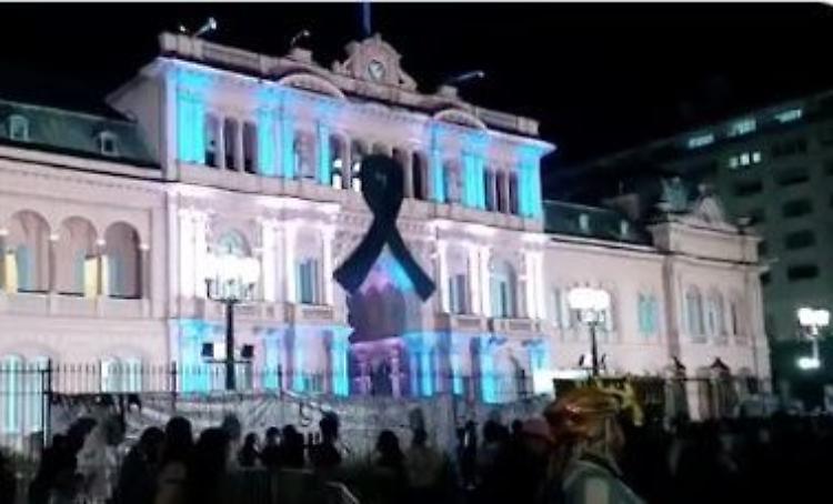 Il feretro di Maradona alla Casa Rosada