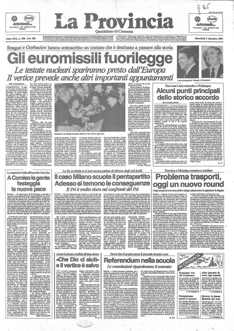 Gli euromissili fuorilegge