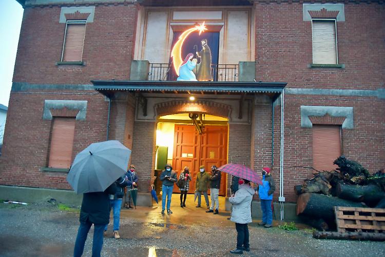 Protezione civile, ecco il presepio: dieci volontari sono a Nonantola