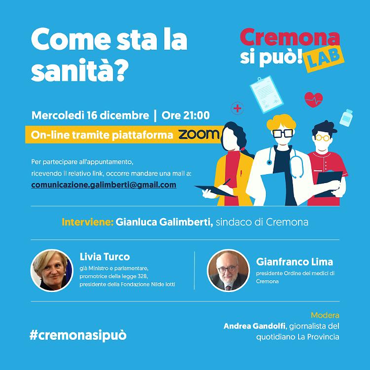Sanità, incontro con Livia Turco e Gianfranco Lima