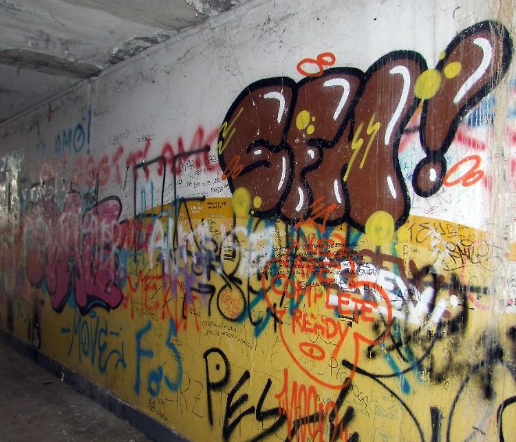 Vandali dello spray scatenati: imbrattato il centro storico