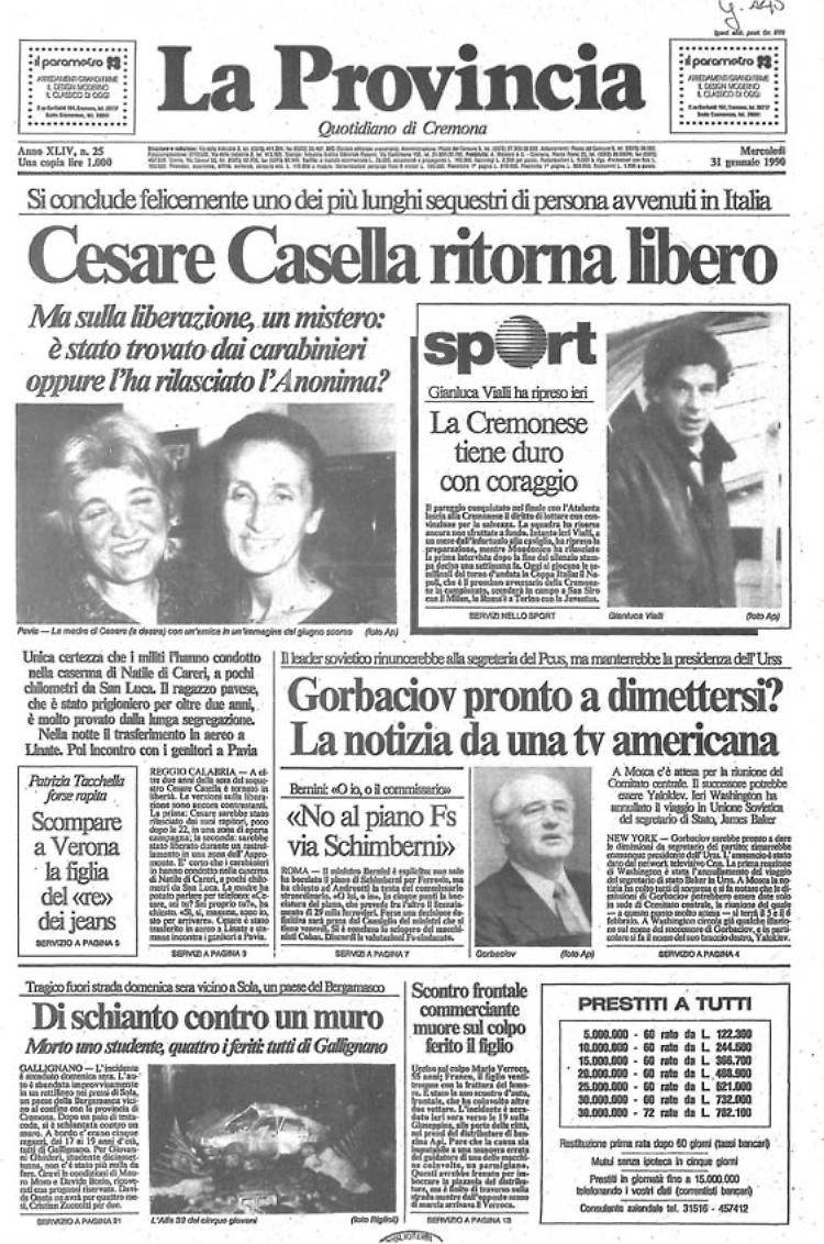 Cesare Casella torna libero