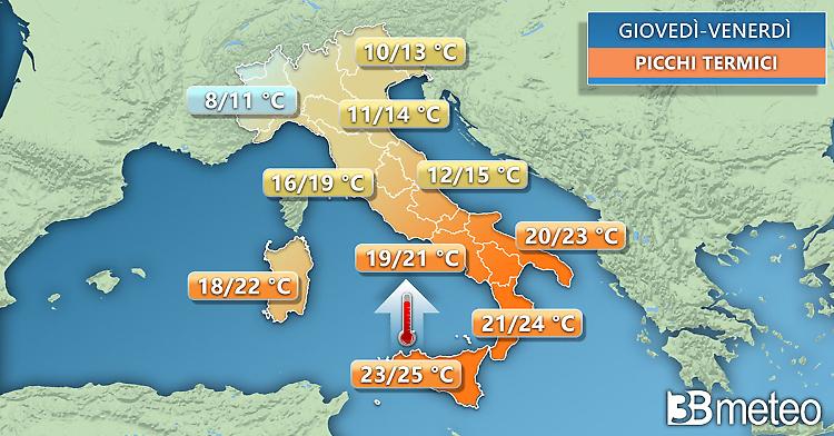 Assaggio di primavera in arrivo, ma nel weekend maltempo