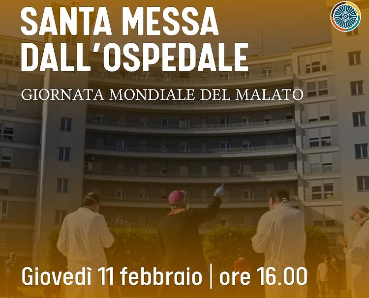 Giornata mondiale del malato, visita e messa in ospedale con Napolioni 