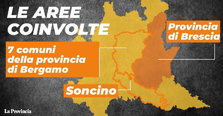 Anche Soncino in zona arancione