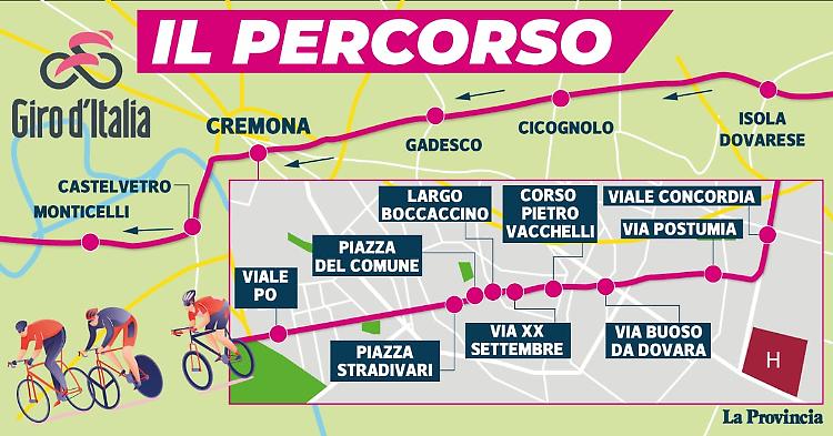 Il Giro d’Italia 2021 passa da Cremona