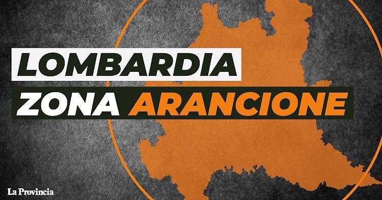 La Lombardia torna in zona arancione