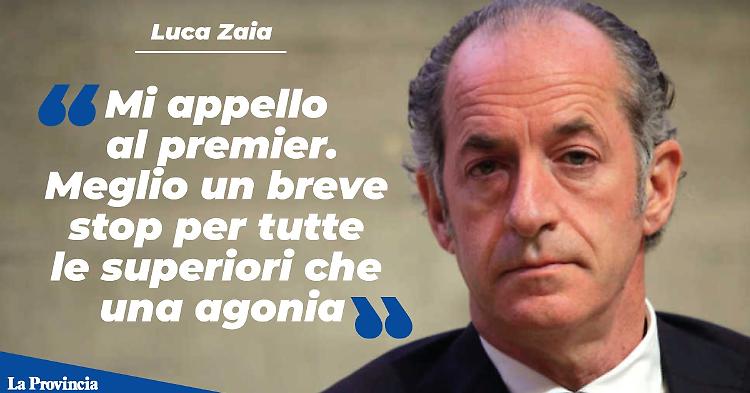 Scuole, Zaia: chiusura immediata e breve