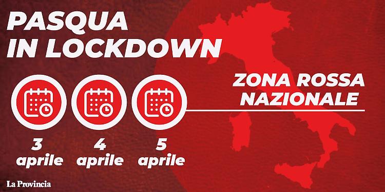 Covid: a Pasqua tutta Italia in zona rossa, dal 3 al 5 aprile 