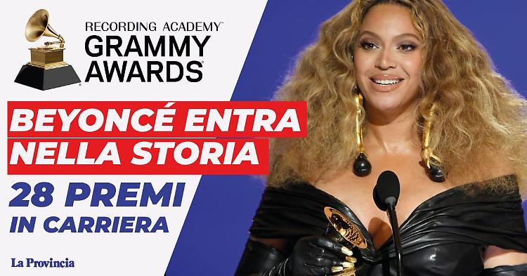 Grammy: Beyoncé fa la storia, a Billie Eilish premio top