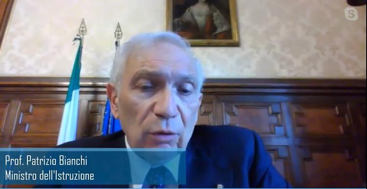 DIRETTA Incontro online con il Ministro dell'Istruzione Patrizio Bianchi