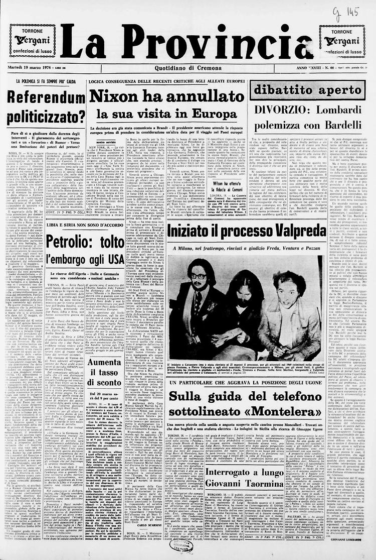 Petrolio: tolto l'embargo agli USA