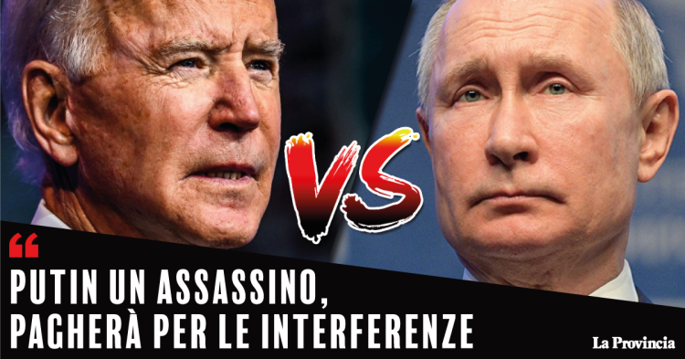 Biden: "Putin è un killer, pagherà"