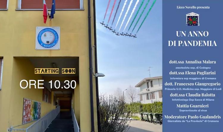 DIRETTA Dal Liceo Novello di Codogno "Un anno di pandemia"
