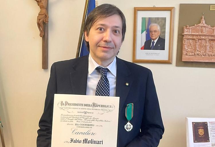 Il provveditore Molinari nominato Cavaliere