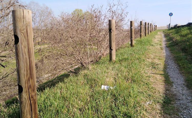 Hub per bici elettriche lungo le rive dell'Oglio