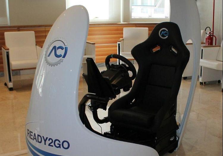 Aci presenta "Ready2Go", il simulatore di guida in realtà virtuale