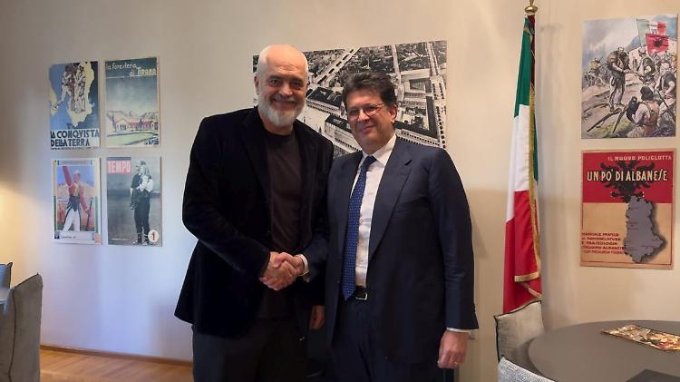 Albania, il Premier Rama riceve i vertici dell'agenzia Italpress