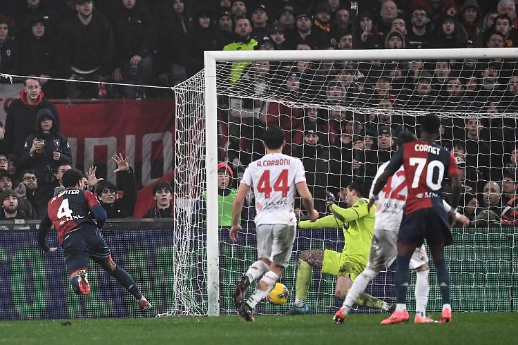 Il Genoa continua a risalire, battuto il Monza 2-0