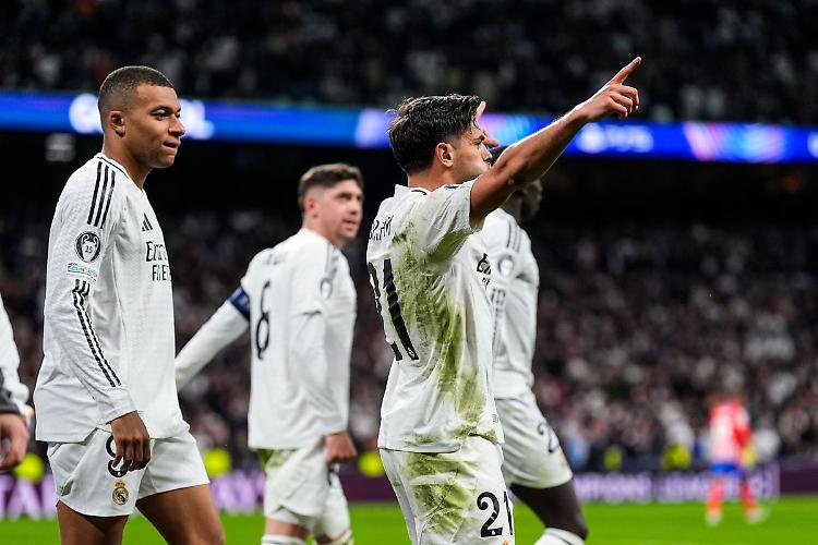 Al Real il derby d'andata contro l'Atletico: 2-1 al Bernabeu