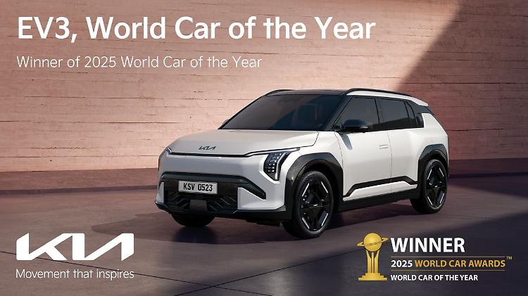 Kia EV3 &egrave; World Car of the Year 2025