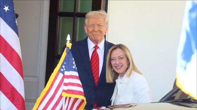 Meloni a Washington da Trump "Italia e Usa economia interconnesse"