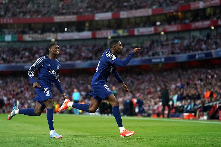 Il Psg vince la semifinale d'andata di Champions, 1-0 in casa Arsenal