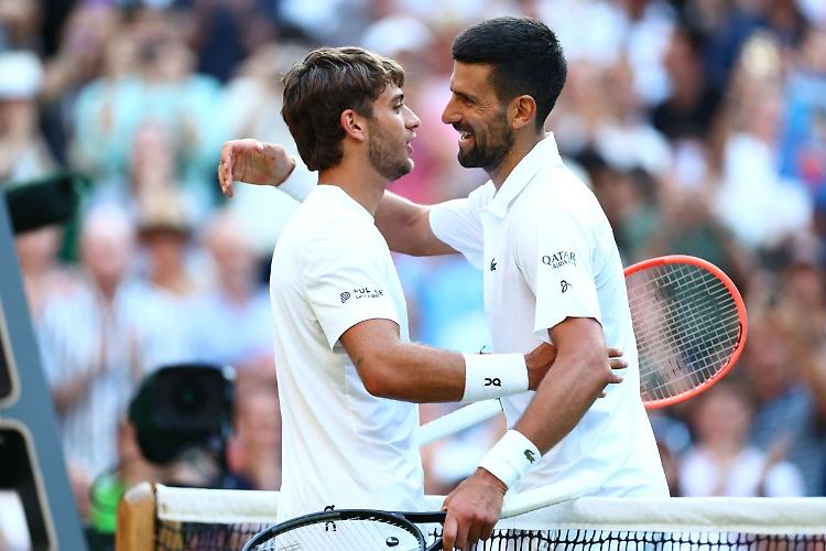 A Wimbledon Cobolli ko contro Djokovic, ora Nole sfida Sinner