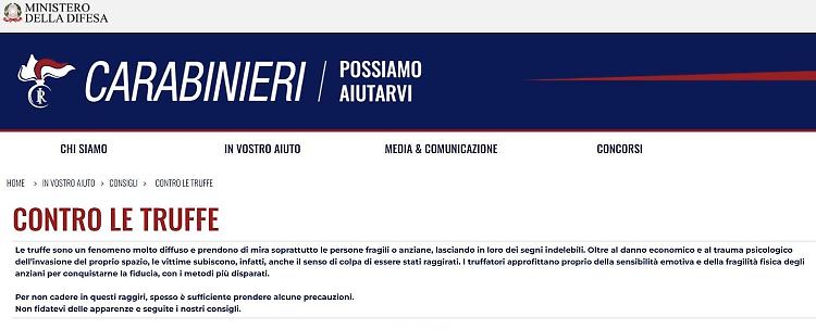 Arma Carabinieri e Intesa Sanpaolo insieme contro le truffe finanziarie
