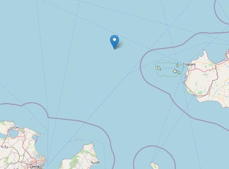 Terremoto al largo delle isole Egadi di magnitudo 4.7