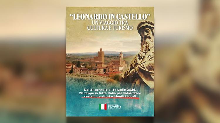 Parte da Vinci "Leonardo in Castello, il viaggio favoloso in un'Italia che c'&egrave;"
