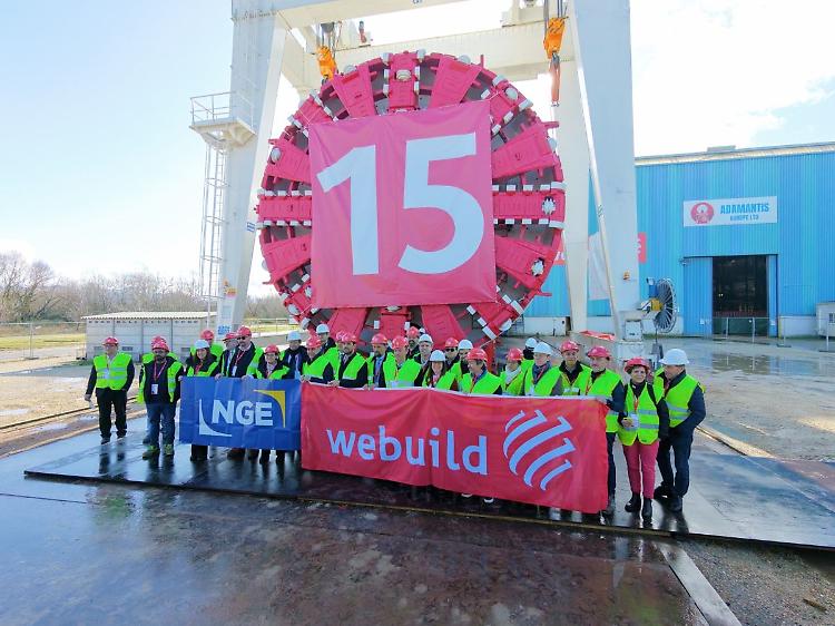 Webuild, pronta la TBM rigenerata per il Grand Paris Express in Francia