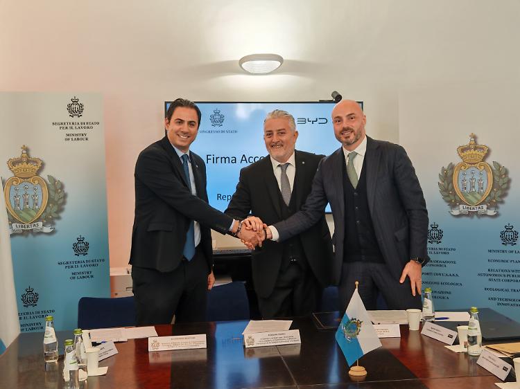 BYD e San Marino, al via test su tecnologie energetiche integrate