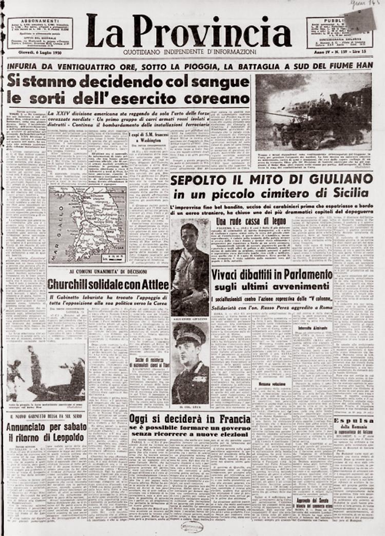 Salvatore Giuliano. La drammatica fine del "bandito dell'epoca"