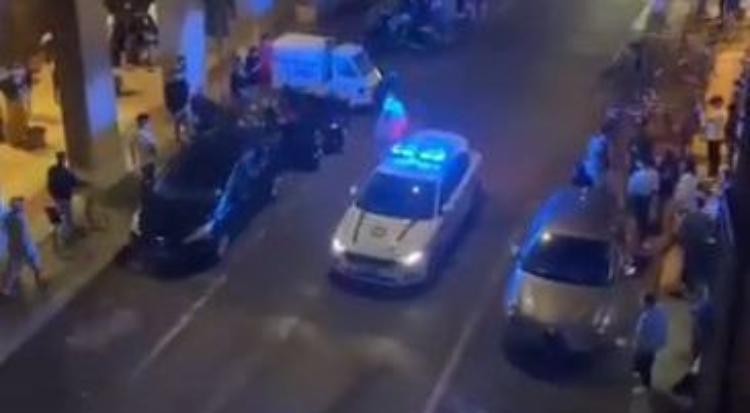 Coprifuoco violato, attimi di tensione