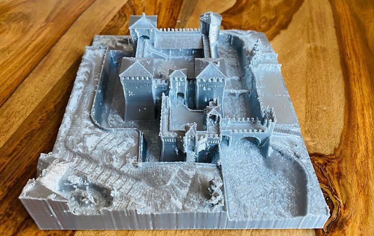 La rocca sforzesca capolavoro in miniatura di FlyWorks