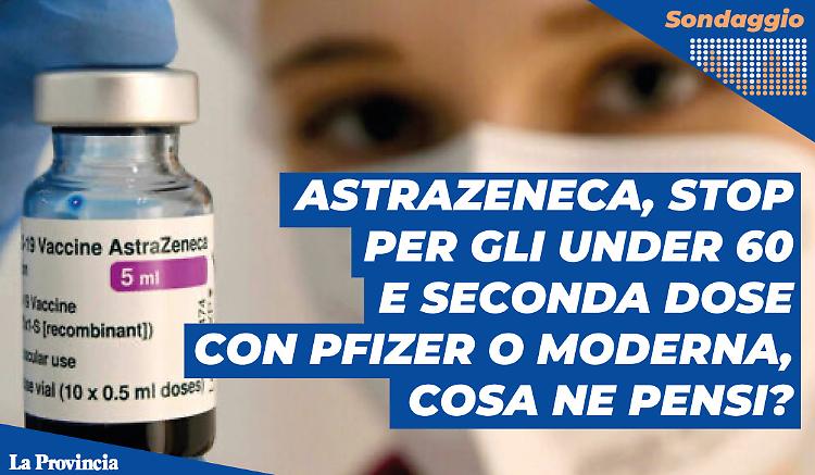 AstraZeneca, stop per gli under 60 e seconda dose con Pfizer o Moderna.  Cosa ne pensi?