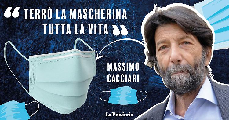 Cacciari: "Io la mascherina la terrò tutta la vita"