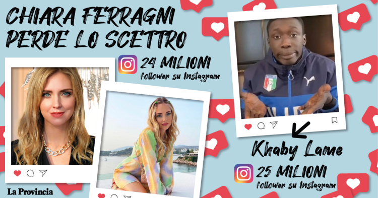 Chiara Ferragni abdica: il re degli influencer italiani è Khaby Lame