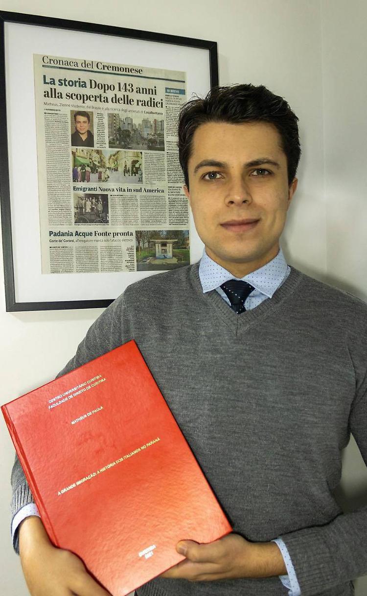 Matheus nella tesi di laurea ritrova le sue radici 