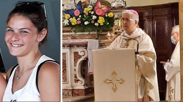 Messa per Serena con il vescovo: «Un dolore così grande deve portare i suoi frutti»