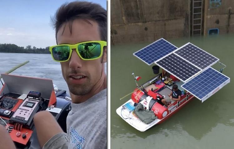 Sul Po da Valenza a Venezia con il natante ad energia solare