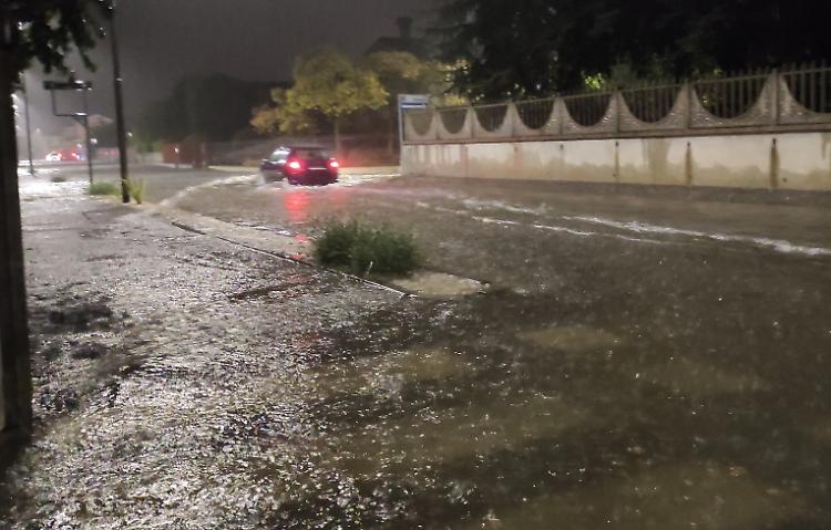 Violento nubifragio nutturno, allagamenti nel territorio dell'Alto Cremasco