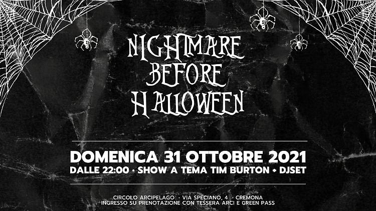 Nightmare Before Halloween! Show + DjSet